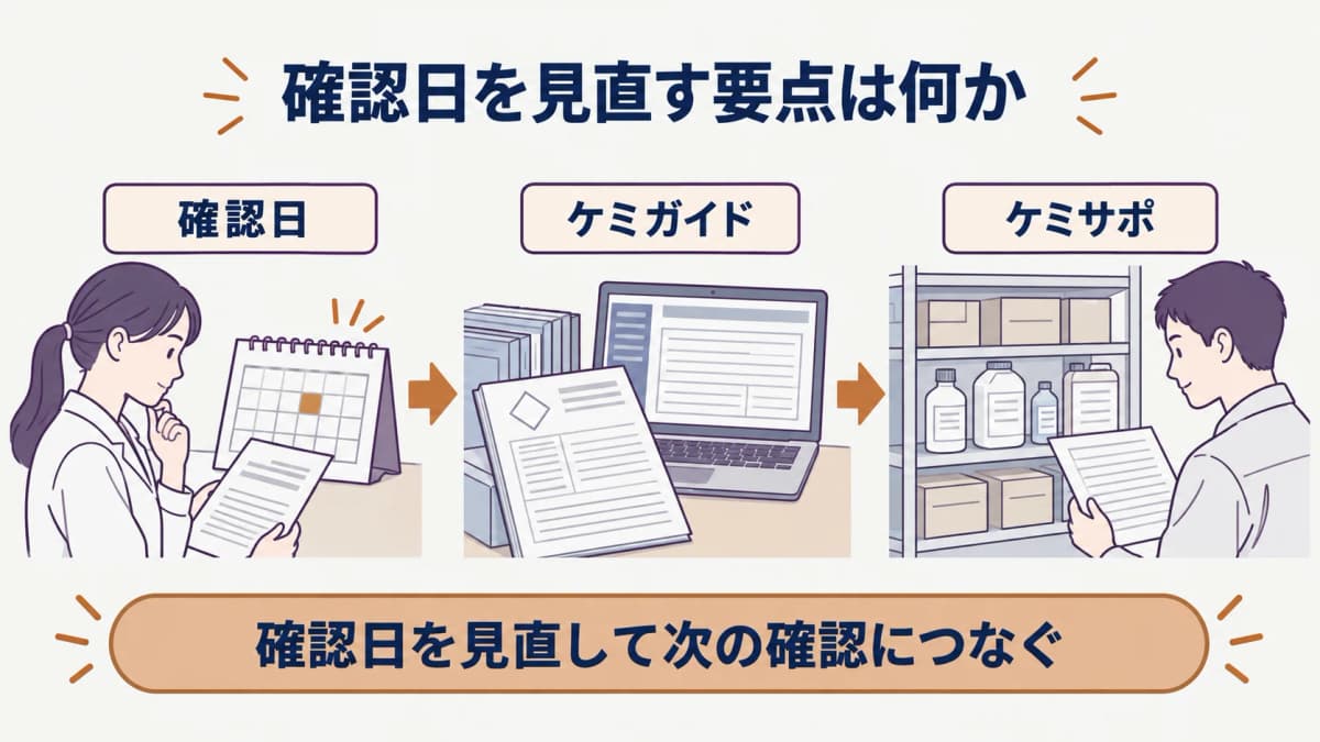 公的サイトの確認記録を分けて残す