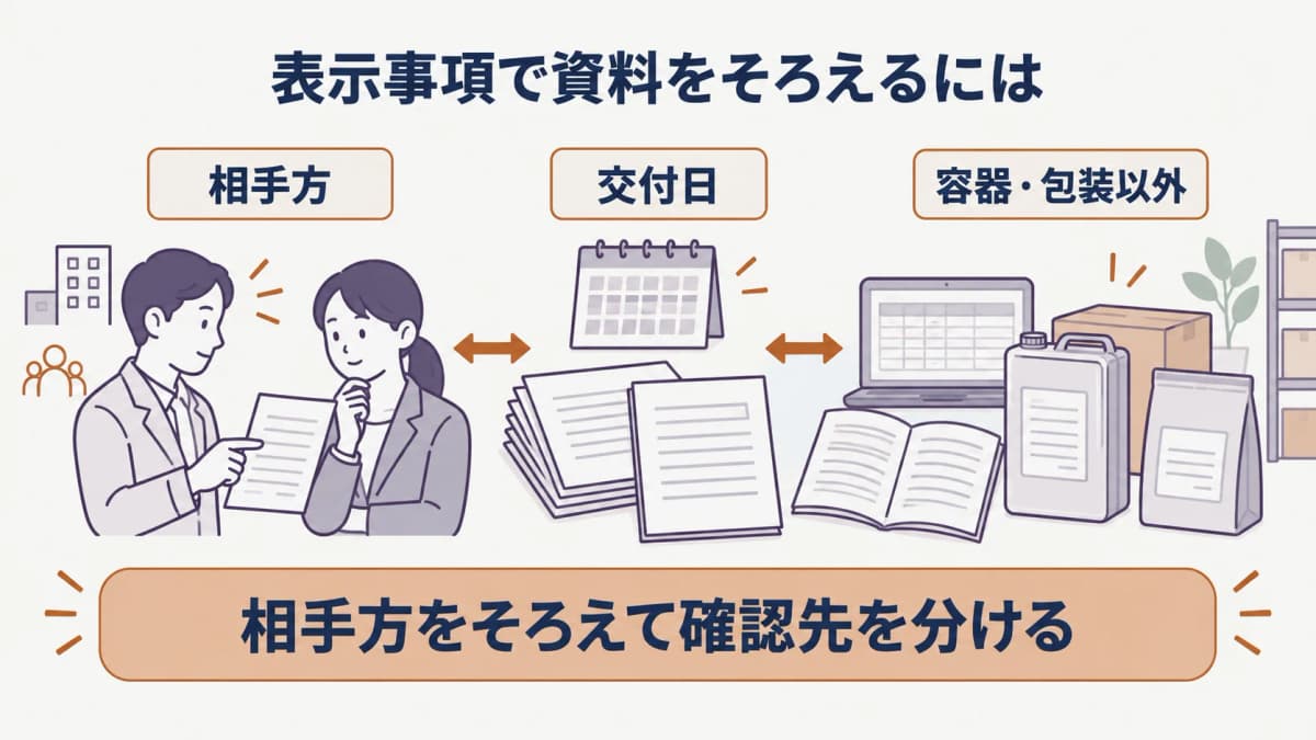 文書交付とSDS通知を分ける記録
