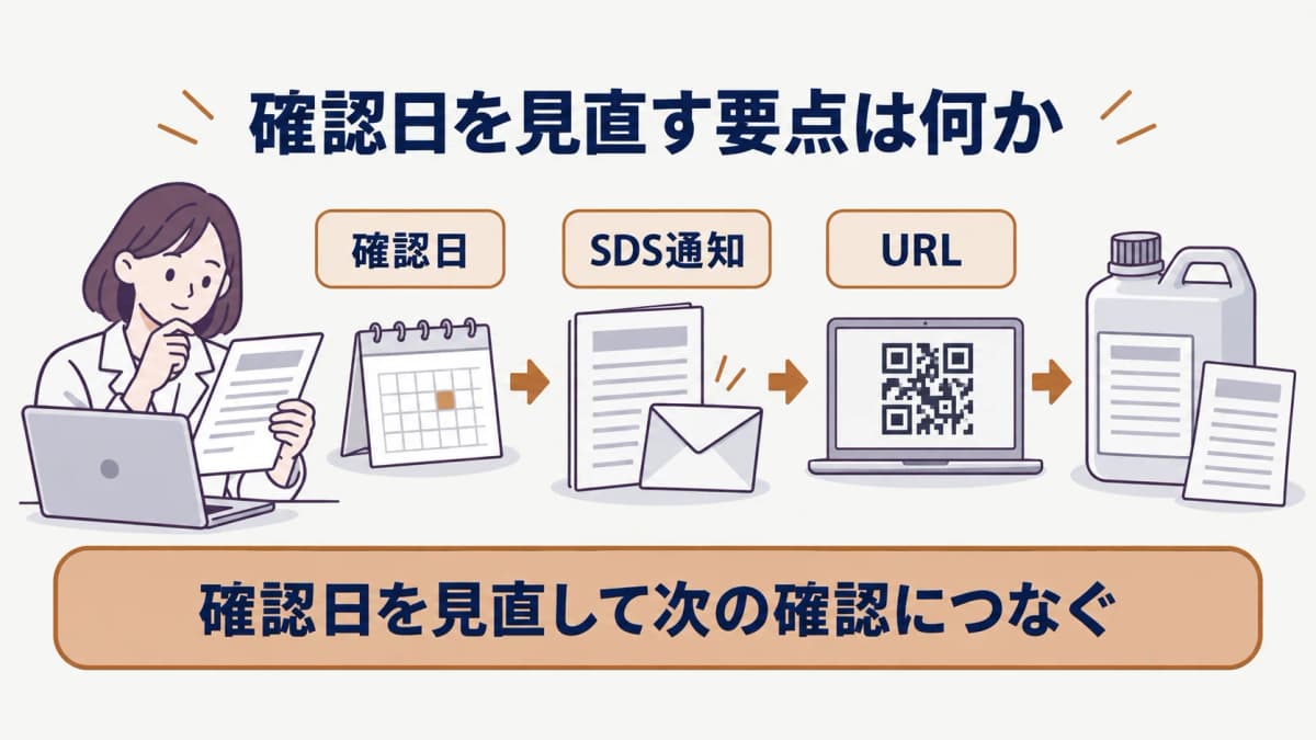 SDS通知で外部確認につなぐ資料